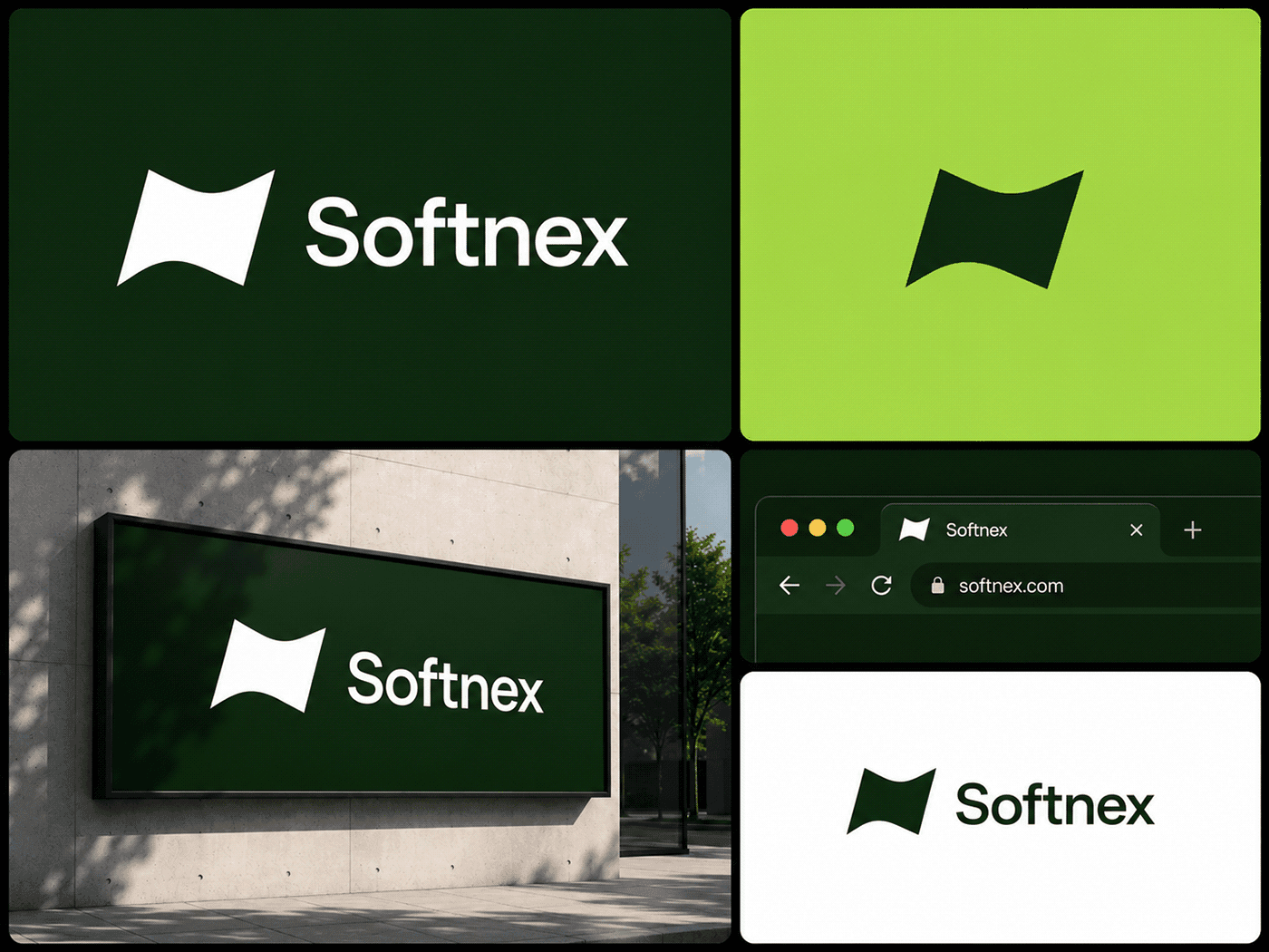 Softnex — Modern SaaS Brand Identity Design - sk jasib